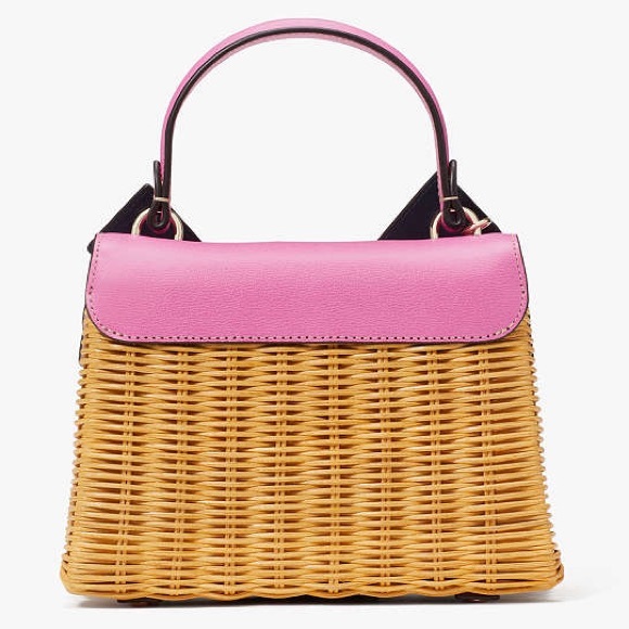kate spade NWT! Tee Time Wicker 3D Windmill Top-handle Bag - Picture 6 of 12